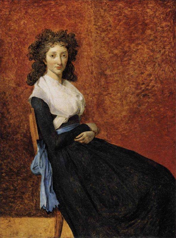 Jacques-Louis David Portrait of Madame Marie Louise Trudaine Sweden oil painting art
